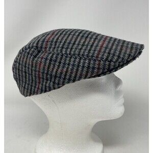 Hoggs Of Fife Tweed Flat Cap Waterproof Size Medium